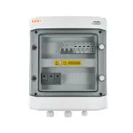 Rozdzielnica przyłączeniowa AC z ogranicznikiem przepieć typ 2, 32A 3-F, zab top. 3X32A, sygn. faz.