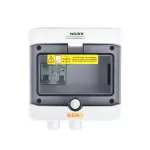 Rozdzielnica przyłączeniowa AC bez ogranicznika przepięć, 16A 1-F, RCD 300mA typ A