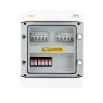 Rozdzielnica przyłączeniowa DC z ogranicznikiem przepięć 1000V typu 2, 2x łańcuch PV, 2x MPPT, 2x roz.DC 4P16A 1000V, 2x wyz wzr 110V-415V