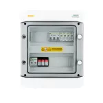 Rozdzielnica przyłączeniowa DC+AC z ogranicznikiem przepięć 1000V typu 2, 1 x łańcuch PV, 1 x MPPT, 2x zab. przet. 15A // ogr. AC typ 2, 10A 3-F