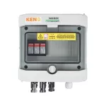 Rozdzielnica przyłączeniowa DC z ogranicznikiem przepięć 1000V typu 1+2, 2x łańcuch PV, 1x MPPT