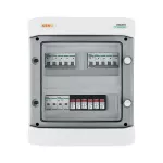 Rozdzielnica przyłączeniowa DC z ogranicznikiem przepięć 1000V typu 1+2, 2x łańcuch PV, 2x MPPT, zab. przet. 4x15A, 2x roz.DC 4P 16A 1000V, 2x wyz. wzr. 110V-415V