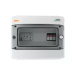 Rozdzielnica przyłączeniowa DC+AC z ogranicznikiem przepięć 1000V typu 2, 1x łańcuch PV, 1x MPPT // ogr. AC typ2, 16A 1-F, sygn. faz