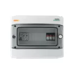 Rozdzielnica przyłączeniowa DC+AC z ogranicznikiem przepięć 1000V typu 2, 1x łańcuch PV, 1x MPPT // ogr. AC typ2, 16A 1-F (obudowa 12T)