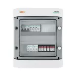 Rozdzielnica przyłączeniowa DC+AC z ogranicznikiem przepięć 1000V typu 1+2, 2x łańcuch PV, 2x MPPT, zab. przet. 4x15A // ogr. AC typ 1+2, 16A 3-F