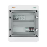 Rozdzielnica przyłączeniowa DC+AC z ogranicznikiem przepięć 1000V typu 1+2, 1x łańcuch PV, 1x MPPT, zab. przet. 1x12A // ogr. AC typ 1+2, 10A 3-F