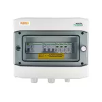 Rozdzielnica przyłączeniowa AC z ogranicznikiem przepieć typ 1+2, 10A 3-F, RCD 300mA typ A