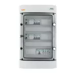 Rozdzielnica przyłączeniowa AC z ogranicznikiem przepieć typ 1+2, 2x 40A 3-F, 2x RCD 300mA typ A, FR 100A