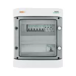 Rozdzielnica przyłączeniowa AC z ogranicznikiem przepieć typ 1+2, 25A, 32A 3-F, FR 100A, sygn. faz