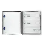 Rozdzielnica przyłączeniowa AC, IP 66 z ogranicznikiem przepięć typ 1+2, 40A 3-F 50A 3-F, 2x RCD 300mA typ A, FR 100A