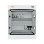 Rozdzielnica przyłączeniowa DC+AC z ogranicznikiem przepięć 1000V typu 1+2, 1x łańcuch PV, 1x MPPT, zab. przet. 2x20A // ogr. AC typ 1+2, 10A 3-F