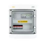 Rozdzielnica przyłączeniowa DC+AC z ogranicznikiem przepięć 1000V typu 2, 2 x łańcuch PV, 2 x MPPT // ogr. AC typ 1+2, wył. 10A 3-F