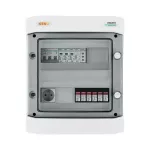 Rozdzielnica przyłączeniowa DC+ AC z ogranicznikiem przepięć 1000V typu 1+2, 2 x łańcuch PV, 2 x MPPT // ogr. AC typ 1+2, wył. 40A 3-F, sygn. faz + Gniazdko