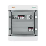 Rozdzielnica przyłączeniowa DC+ AC z ogranicznikiem przepięć Phoenix 1000V typu 1+2, 1 x łańcuch PV, 1 x MPPT // ogr. AC Phoenix typ 1+2, wył. 16A 3-F, sygn. faz + Gniazdko