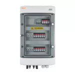 Rozdzielnica przyłączeniowa DC+ AC z ogranicznikiem przepięć 1000V typu 1+2, 4x łańcuch PV, 4x MPPT, 8x zab. przet. 15A  // ogr. AC typ 1+2, 50A 3-F