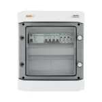 Rozdzielnica przyłączeniowa inwertera z ogranicznikiem przepięć AC typ 1+2, 50A 3-F, RCD 300ma/63A, wyz. wzrost.