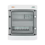 Rozdzielnica przyłączeniowa inwertera z ogranicznikiem przepięć AC typ 1+2, 2x 32A 3-F,syg. faz, FR 63A + wyzw. wzr. 