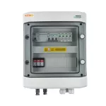 Rozdzielnica przyłączeniowa DC+ AC z ogranicznikiem przepięć 1000V typu 2, 1 x łańcuch PV, 1 x MPPT // ogr. AC typ 2, 20A 3-F, RCD 100mA 40A