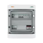 Rozdzielnica przyłączeniowa DC+ AC z ogranicznikiem przepięć 1000V typu 2, 1 x łańcuch PV, 1 x MPPT // ogr. AC typ 2, 20A 3-F, RCD 100mA 40A, FR 63A