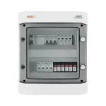 Rozdzielnica przyłączeniowa DC+ AC z ogranicznikiem przepięć 1000V typu 2, 2 x łańcuch PV, 2 x MPPT, zab. przet. 4x15A // ogr. AC typ 2, wył. 25A 3-F, RCD 100mA