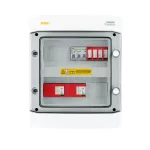 Rozdzielnica przyłączeniowa DC+ AC z ogranicznikiem przepięć Dehn 1000V typu 1+2, 2 x łańcuch PV, 2 x MPPT // ogr. AC Dehn typ 2, 10A 3-F