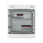 Rozdzielnica przyłączeniowa DC+ AC z ogranicznikiem przepięć Phoenix 1000V typu 2, 2 x łańcuch PV, 2 x MPPT // ogr. AC Phoenix typ 2, wył. 20A 3-F