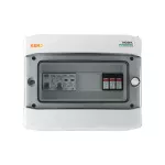 Rozdzielnica przyłączeniowa DC+AC z ogranicznikiem przepięć 1000V typu 2, 1 x łańcuch PV, 1 x MPPT // Ogr. AC typ 2, 16A 1-F, RCD 40/100mA