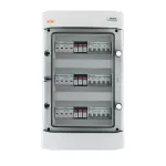Rozdzielnica przyłączeniowa DC z ogranicznikiem przepięć 1000V typu 1+2, 6x łańcuch PV, 3x MPPT, zab. przet. 12x15A, 3x roz.DC 4P 50A 1000V, 3x wyz wz. 110-415V