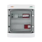 Rozdzielnica przyłączeniowa DC+AC z ogranicznikiem przepięć Dehn 1000V typu 1+2, 1 x łańcuch PV, 1 x MPPT // ogr. AC Dehn typ 1+2, 10A 3-F, róż. 100mA 40A