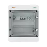 Rozdzielnica przyłączeniowa inwertera z ogranicznikiem przepięć AC typ 1+2, 40A 3-F, różnic 40A/300ma, syg. faz +  6A 1-F