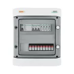 Rozdzielnica przyłączeniowa DC+AC z ogranicznikiem przepięć 1000V typu 2, 3 x łańcuch PV, 3 x MPPT // ogr. AC typ 2, wył. 32A 3-F, RCD typ A 40A/300ma 