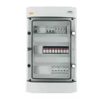 Rozdzielnica przyłączeniowa DC+AC z ogranicznikiem przepięć 1000V typu 2, 3 x łańcuch PV, 3 x MPPT, 6x zab. przet. 15A // ogr. AC typ 2, wył. 40A 3-F,  RCD typ A 40A/300ma 