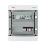 Rozdzielnica przyłączniowa DC+AC z ogranicznikiem przepięć 1000V typu 2, 2 x łańcuch PV, 2 x MPPT // ogr. AC typ 2, 20A 3-F, RCD typ A 40A/100mA (Bez MC4, bez dławików)