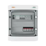 Rozdzielnica przyłączeniowa DC+AC z ogranicznikiem przepięć 1000V typu 2, 2 x łańcuch PV, 2 x MPPT // ogr. AC typ 2, 50A 3-F, RCD 63A/300mA typ A (bez dławików, bez MC4)