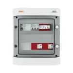 Rozdzielnica przyłączeniowa z ogranicznikiem przepięć Dehn 1000V typu 1+2, 2 x łańcuch PV, 2 x MPPT // ogr. AC Dehn typ 1+2, 16A 3-F, RCD typ A 40A/100mA