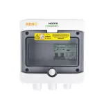 Rozdzielnica przyłączeniowa z ogranicznikiem przepięć AC typu T1/T2, 10A 1-F 2P