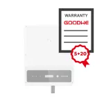 Przedłużenie gwarancji 5+20 lat dla falownika GW12KT-DT