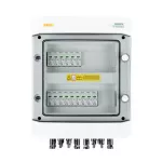 Rozdzielnica przyłączeniowa DC z ogranicznikiem przepięć DC Noark 1000V typu 1+2, 5x łańcuch PV, 5x MPPT