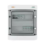 Rozdzielnica przyłączeniowa DC+AC z ogranicznikiem przepięć Noark 1000V typu 1+2, 2 x łańcuch PV, 2 x MPPT // ogr. AC Noark typ 1+2, 10A 3-F