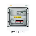 Rozdzielnica przyłączeniowa DC+AC z ogranicznikiem przepięć 1000V typu 2, 2 x łańcuch PV, 2 x MPPT, zab. przet. 4x15A // ogr. AC typ 2, wył. 50A 3-F