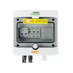 Rozdzielnica przyłączeniowa DC z ogranicznikiem przepięć DC Noark 1000V typu 1+2, 1x łańcuch PV, 1x MPPT, 2x zab. przet. 15A