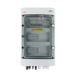 Rozdzielnica przyłączeniowa DC+AC z ogranicznikiem przepięć Noark 1000V typu 1+2, 4x łańcuch PV, 4x MPPT // ogr. AC Noark typ 1+2, 2x50A 3-F