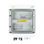 Rozdzielnica przyłączeniowa DC+AC z ogranicznikiem przepięć Noark 1000V typu 1+2, 4 x łańcuch PV, 2 x MPPT // ogr. AC Noark typ 1+2, 40A 3-F