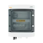 Rozdzielnica przyłączeniowa DC przetężeniowa z ogranicznikiem przepięć DC Noark typu 1+2, 4x łańcuch PV, 1x MPPT, 8x zab.przet. 15A