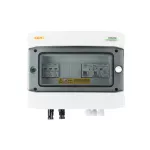 Rozdzielnica przyłączeniowa DC+AC z ogranicznikiem przepięć 1000V Noark typu 1+2, 1 x łańcuch PV, 1 x MPPT // ogr. AC Noark typ 1+2, 20A, 1-F, RCD typA/100mA