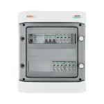 Rozdzielnica przyłączeniowa DC+AC z ogranicznikiem przepięć 1000V Noark typu 1+2, 2 x łańcuch PV, 2 x MPPT // ogr. AC Noark typ 2, 20A 3-F, RCD typ A 40A/300mA