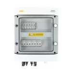 Rozdzielnica przyłączeniowa DC z ogranicznikiem przepięć DC Noark 1000V typu 1+2, 4x łańcuch PV, 2x MPPT, 8x zab. przet. 20A