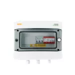 Rozdzielnica przyłączeniowa inwertera z ogranicznikiem przepięć AC DEHN typ 1+2, 50A 3-F