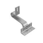 Uchwyt hak aluminiowy pod dachówkę z podwójną regulacją - ultra strong - wzmocniony