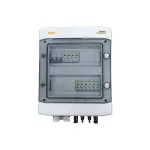 Rozdzielnica przyłączeniowa DC+AC z ogranicznikiem przepięć 1000V Noark typu 2, 2x łańcuch PV, 2x MPPT  ogr. AC Noark typ 2, 16A 3-F